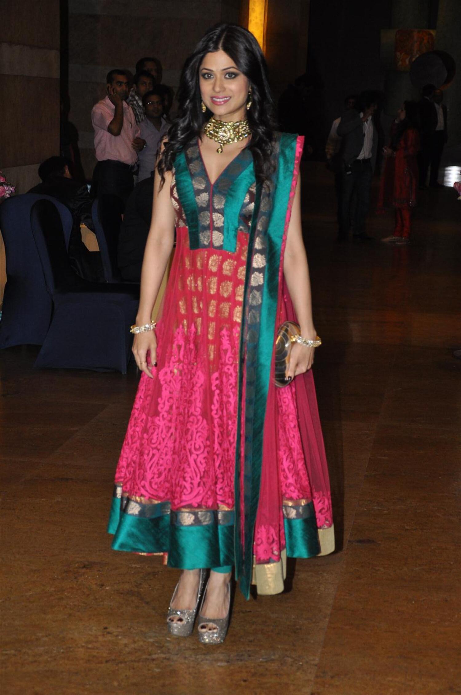 Shamita Shetty at Wedding Sangeet Ceremony of Dheeraj Deshmukh and