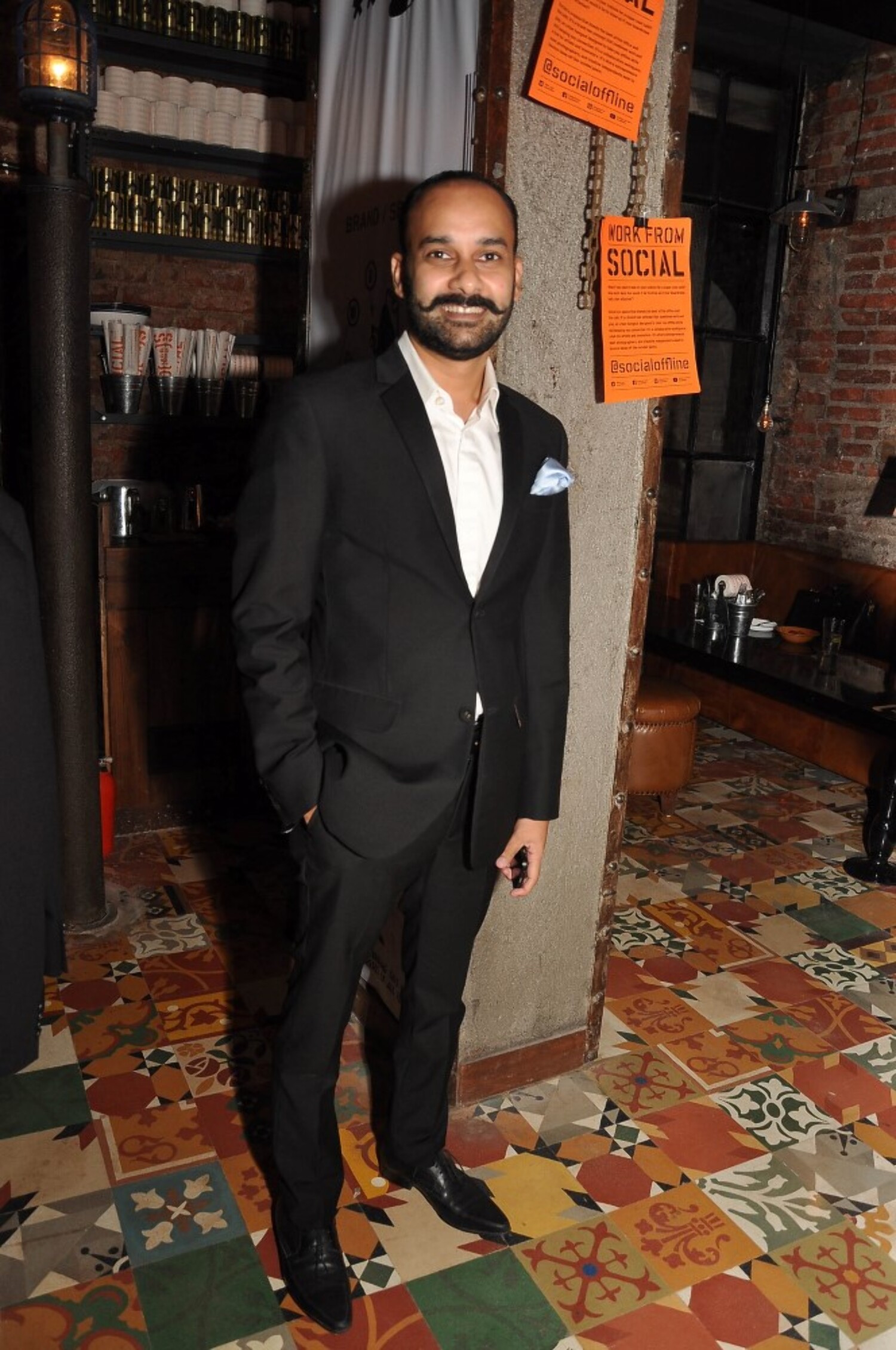 Rahul Aggarwal at Launch of Colaba Social rediff bollywood photos on