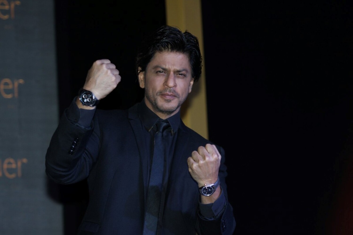 Brand Ambassador Shah Rukh Khan Posing At The Tag Heuer Golden Era Of The Carrera Celebrations 6817