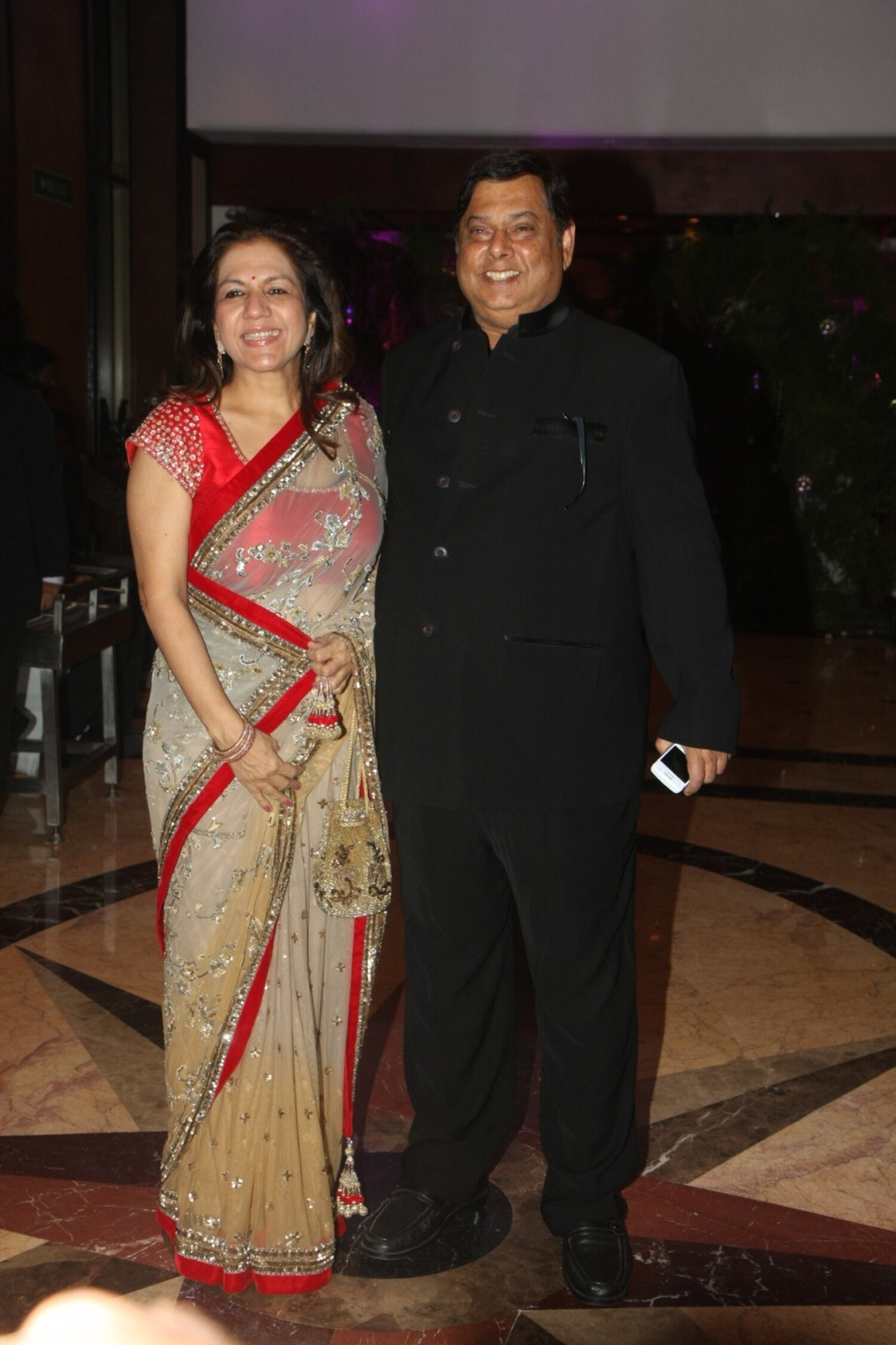 David Dhawan with wife Lali at Wedding Sangeet Ceremony of Ritesh