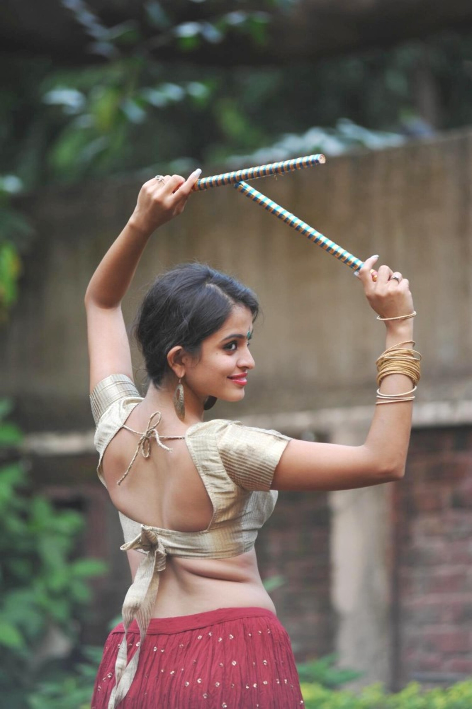 Sheena Shahabadi Posing For Special Hot Photo Shoot For Navratri 2013 In Mumbai 11 Rediff 