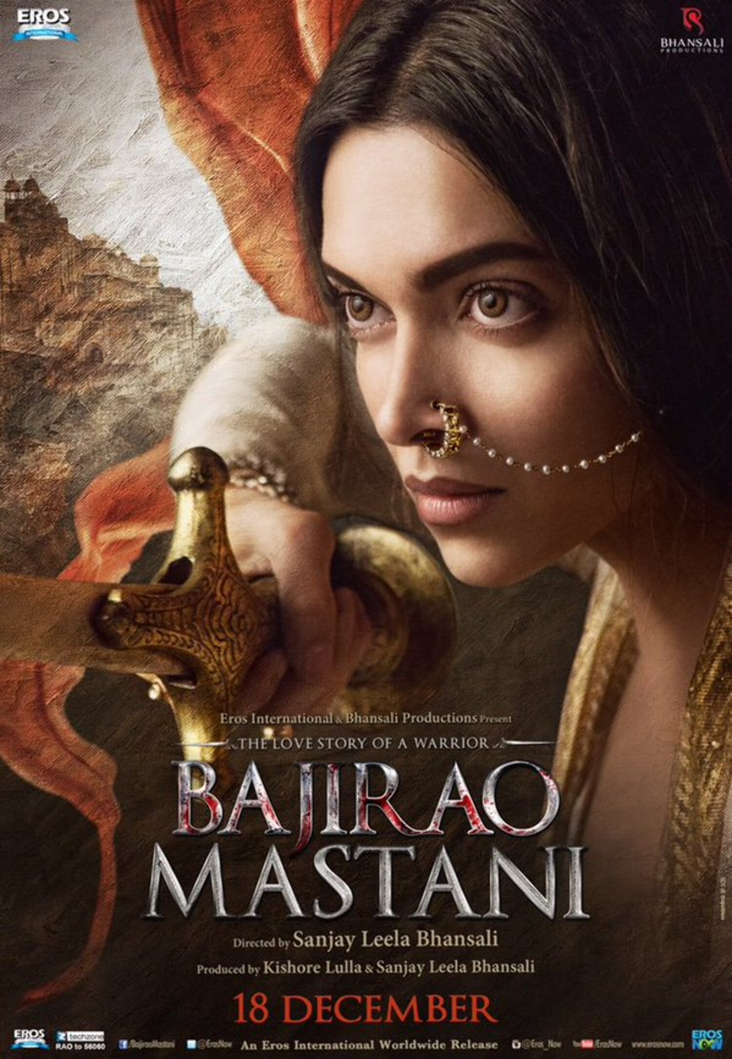 Deepika Padukone Movie Bajirao Mastani Poster : deepika padukone photos