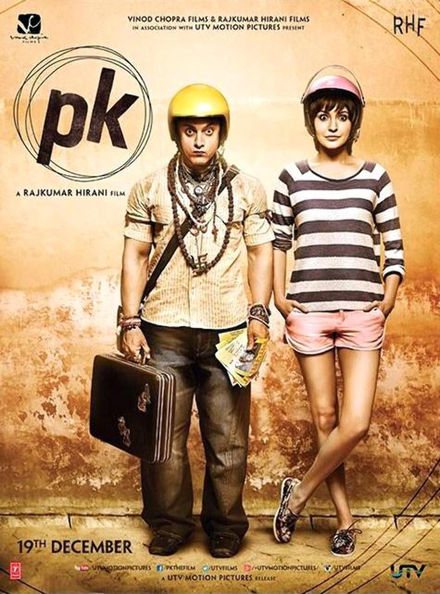 Aamir Khan Anushka Sharma PK Movie Poster : pk movie on Rediff Pages