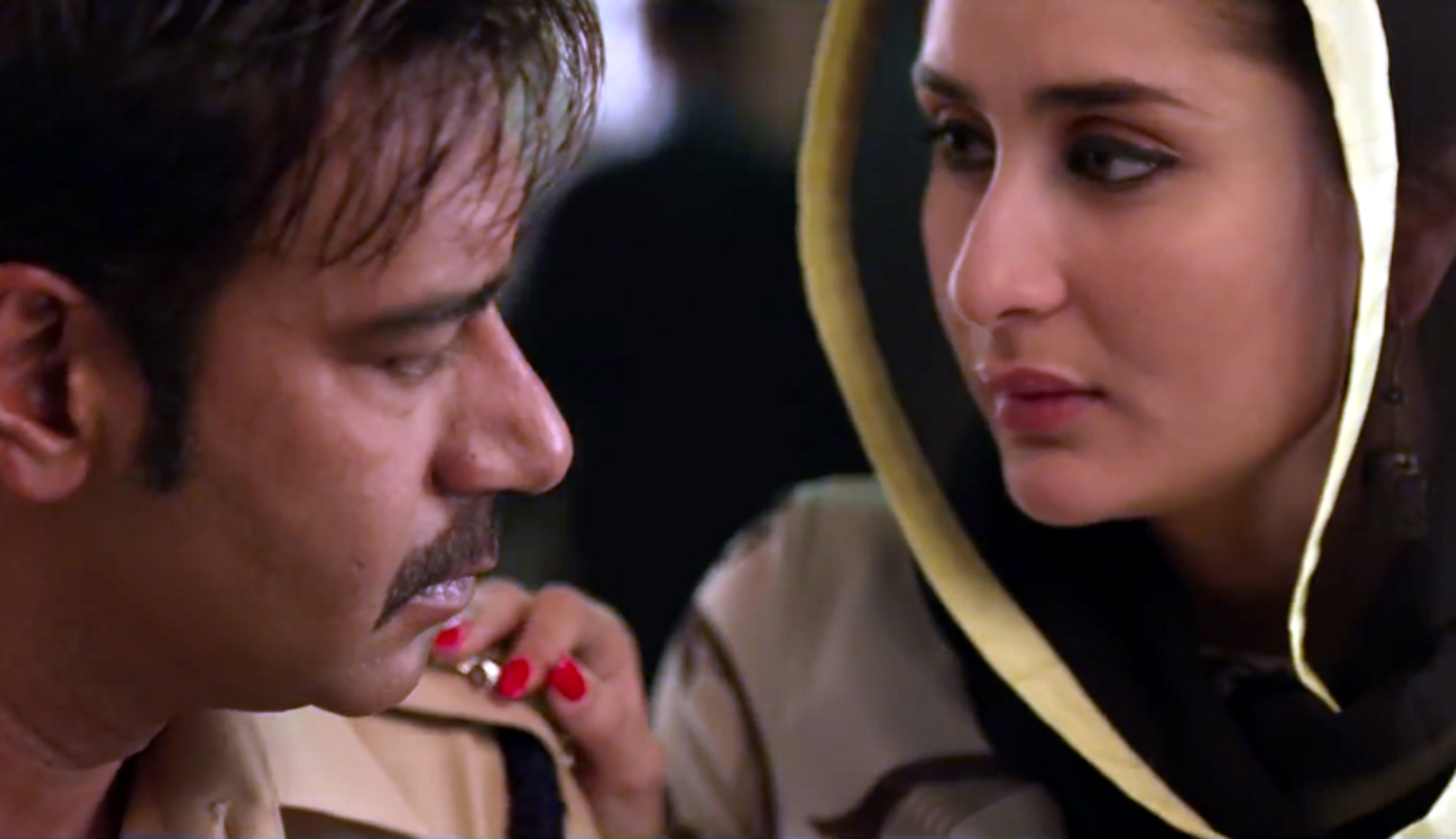 Ajay Devgan And Kareena Kapoor In Singham Returns Film Photo Singham