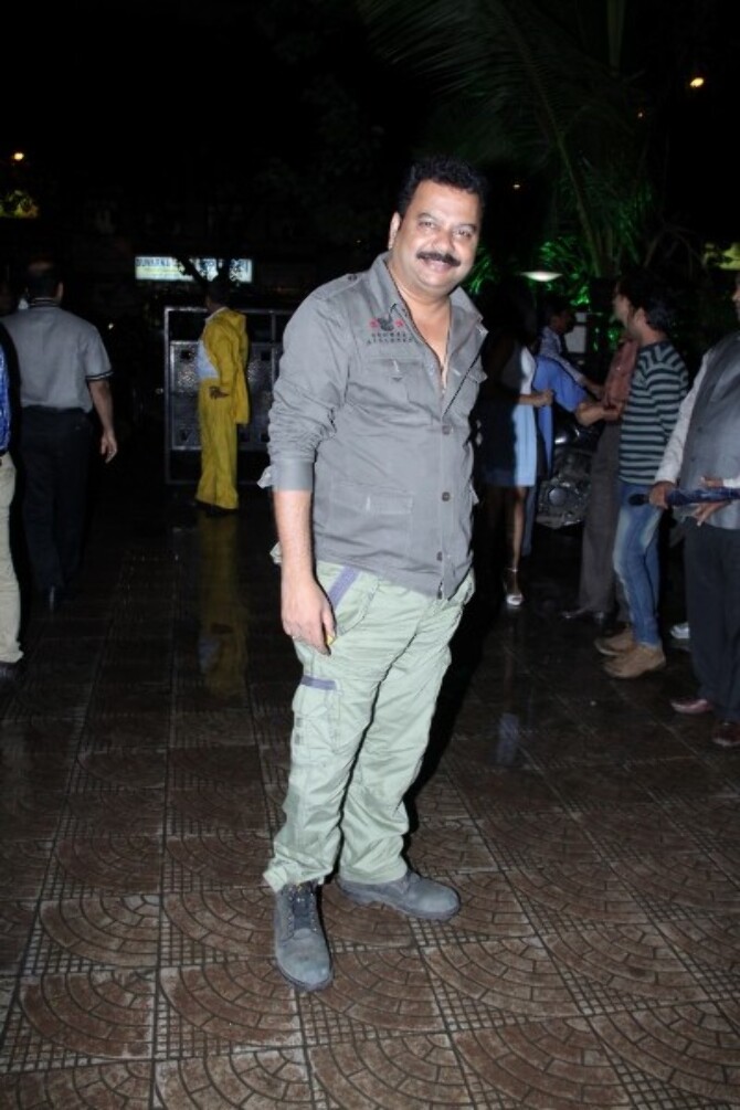 Nagesh Bhonsle at special screening of Marathi film Saturday Sunday