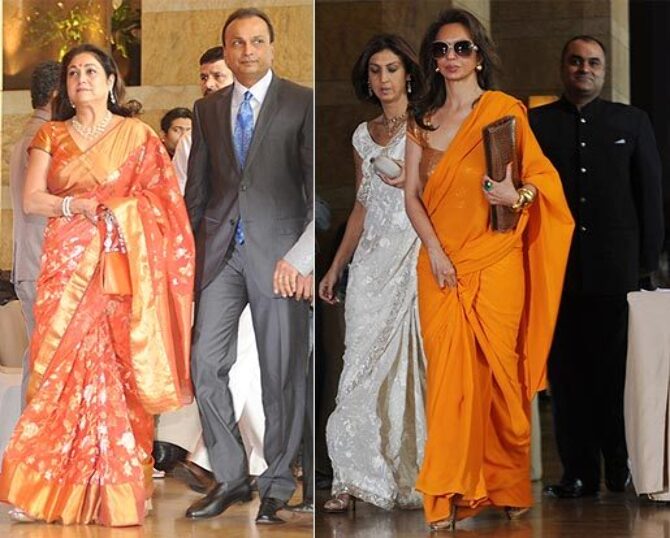 Tina And Anil Ambani Parmeshwar Rej At Genelia Dsouza Ritesh Tina And Anil Ambani Parmeshwar Rej At Genelia Dsouza Ritesh Deshmukh Wedding Photo