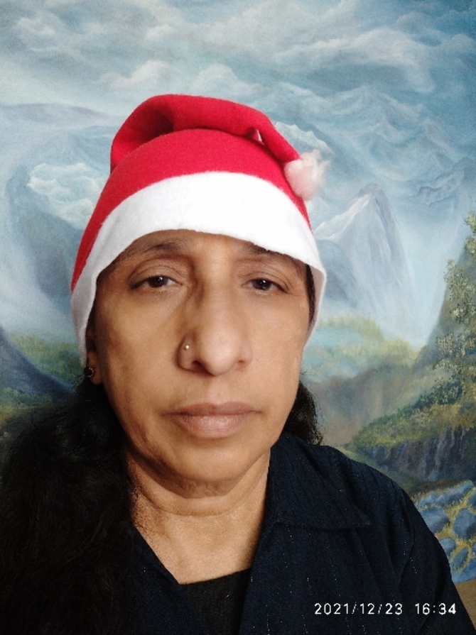 Merry Christmas to you by Artist Mrs. Mangala Barote