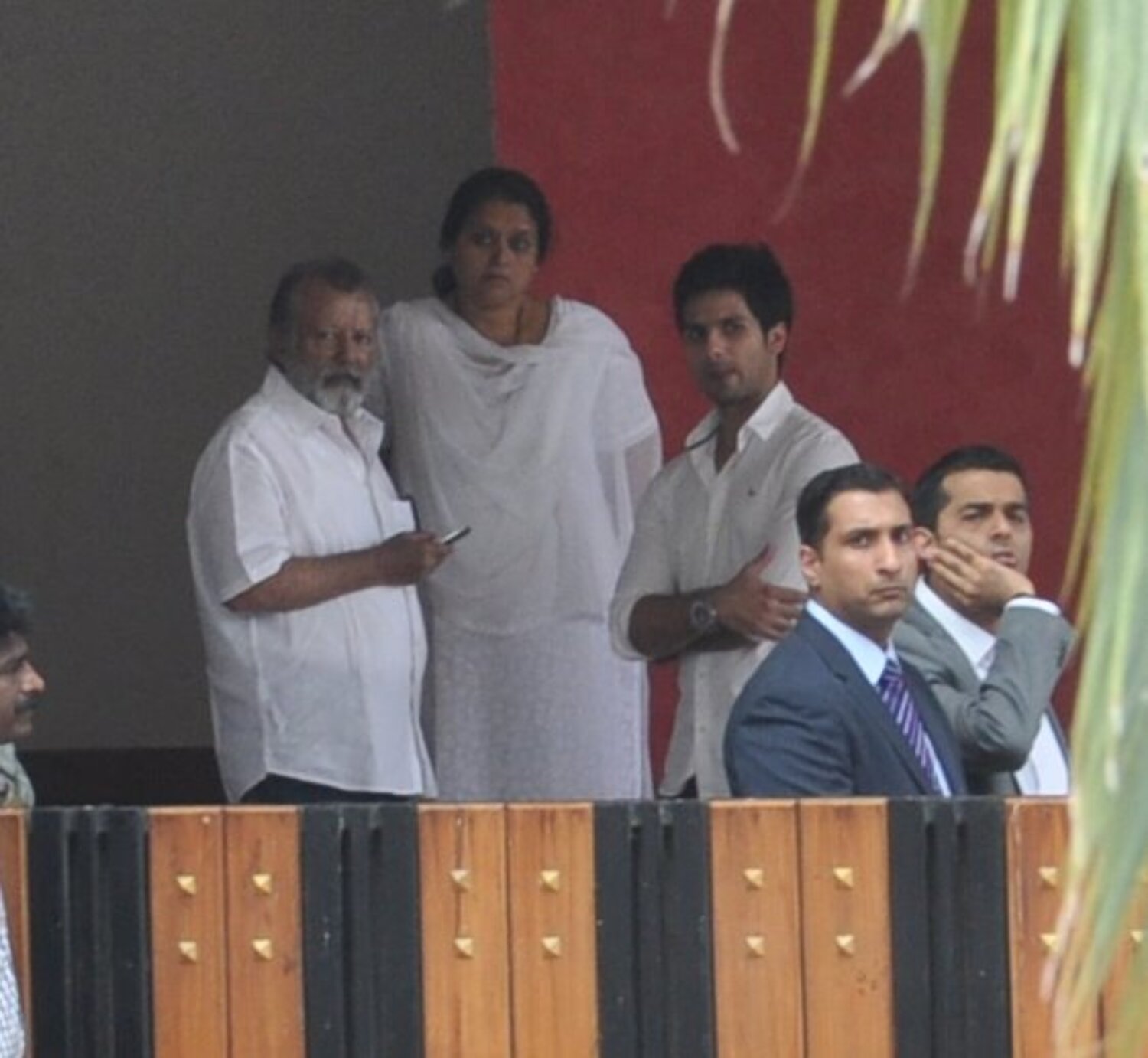 Shahid Kapoor Pankaj Kapoor with wife Supriya Pathak at YRF Studios to ...