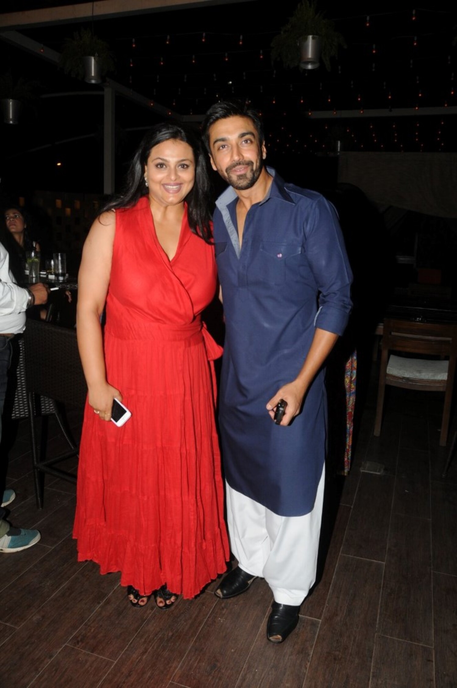 Ashish Chaudhary with Shilpa Shirodkar at high TRP success party of ...