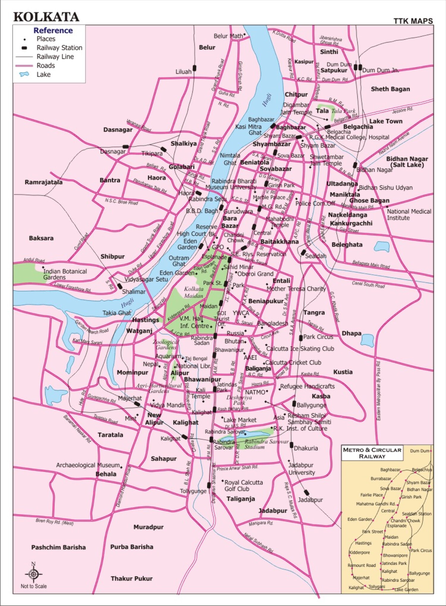 Kolkata City Map : Kolkata On Rediff Pages